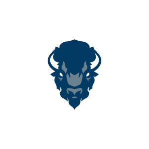 Howard Bison Logo Vector