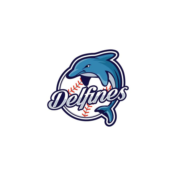 Los Delfines De La Paz Logo Vector