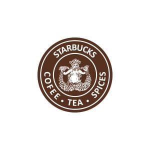 1971 Starbucks Logo Vector