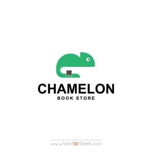 Chamelon Book Store Logo Template