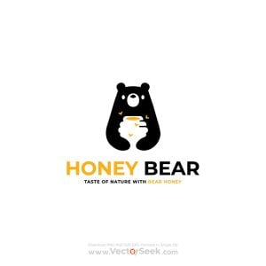 Honey Bear Logo Template