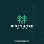 Pineshore Builders Logo Template