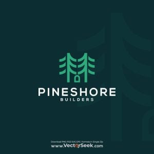 Pineshore Builders Logo Template