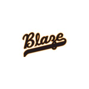Bakersfield Blaze Logo Vector