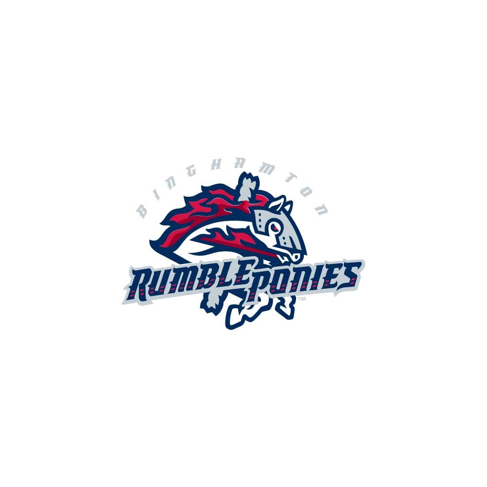 Binghamton Rumble Ponies Jersey Logo History