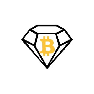 Bitcoin Diamond (BCD) Logo Vector