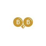 Bitcoin Owl Gold Logo Vector