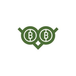 Bitcoin Owl Logo Vector