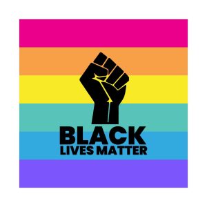 Black Lives Matter Pride logo