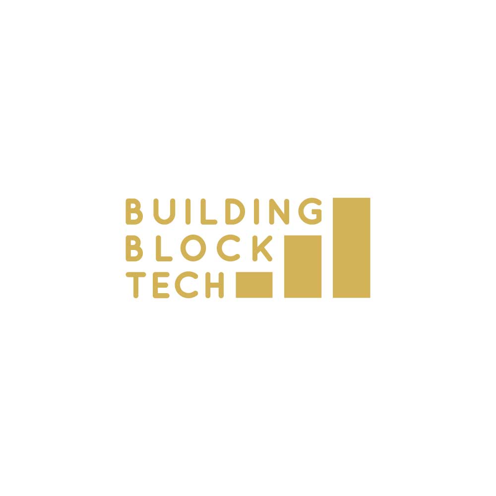 Building Block Tech Logo Vector