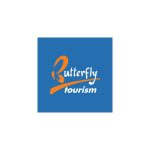 Butterfly tourism Logo Vector