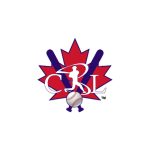 CANADIAN BASEBALL LEAGUE LOGO VECTOR