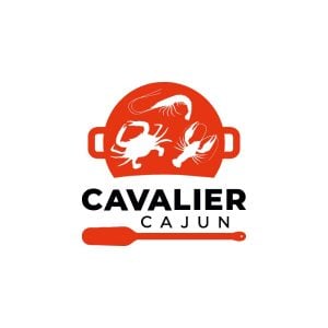 Cavalier Cajun Logo Vector