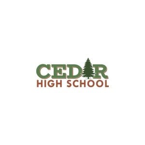 Cedar High School Logo Vector