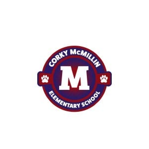 Corky McMillin Elementary School Logo Vector