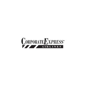 Corporate Express Airlines Logo Vector