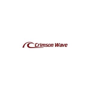 Crimson Wave Logo Vector