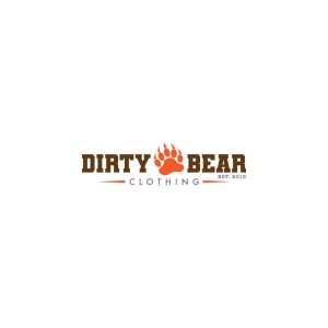 Dirty Bear Clothing Logo Vector