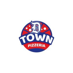 Dtown Pizzeria Logo Vector
