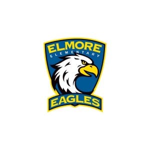 Elmore Elementary Eagles Logo Vector