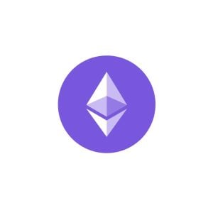 Ethereum (ETH) Purple Logo Vector
