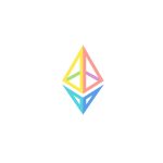 Ethereum (ETH) logo Vector