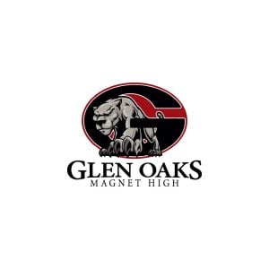 Glen Oaks Magnet High Logo Vector