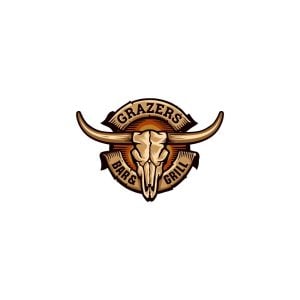 Grazers Bar & Grill Logo Vector