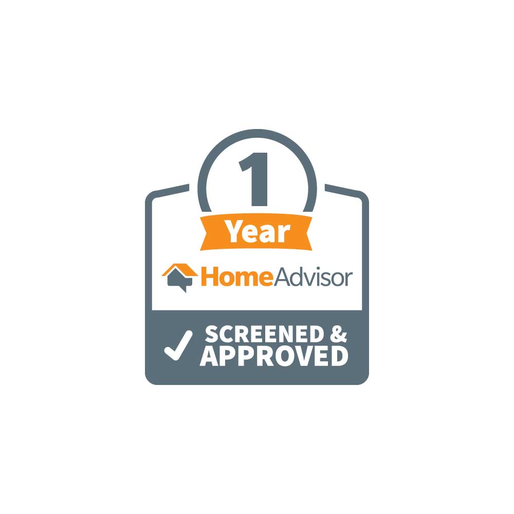 HomeAdvisor 1 Year Screened and Approved Logo Vector