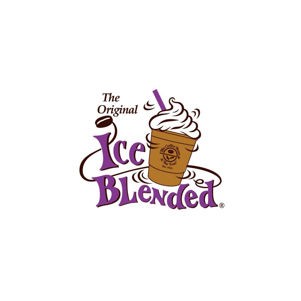 Ice Blended® Drink Logo Vector