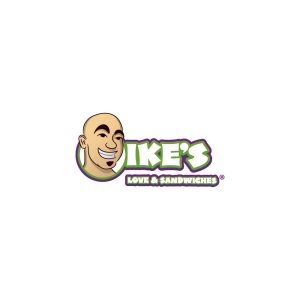 Ike’s Love & Sandwiches Logo Vector