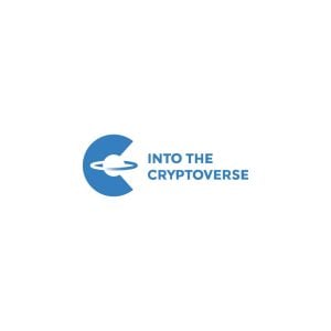 Into The Cryptoverse Logo Vector