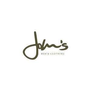 John’s Men’s Clothing Logo Vector