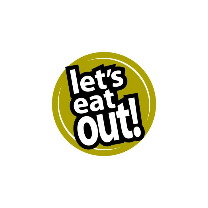Let's Eat Out! Utah Logo Vector
