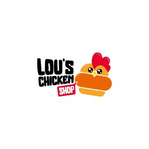 Lou’s Chicken Shop Logo Vector