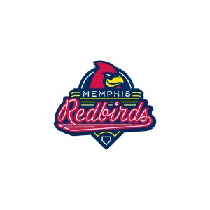 Memphis Redbirds Logo Vector
