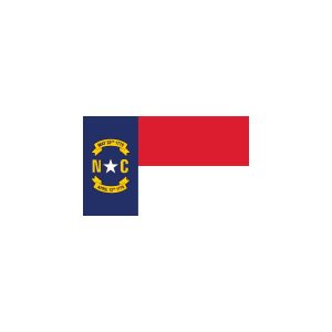 North Carolina Flag Logo Vector
