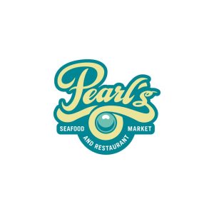 Pearl’s Seafood Market Logo Vector