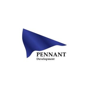 Pennant Development Logo Vector