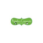 Pigtails and Crewcuts Logo Vector