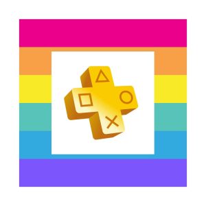 Playstation Plus pride logo