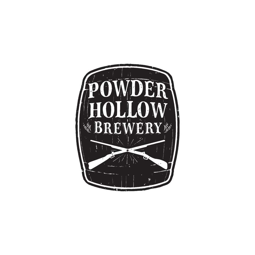 Powder Hollow Brewery Logo Vector