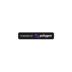 Powered by Polygon (MATIC)  Logo Vector
