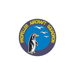 Propeller Aircraft Squadron Logo Vector