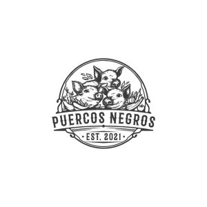 Puercos Negros Logo Vector