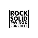 Rock Solid Paving & Concrete Logo Vector