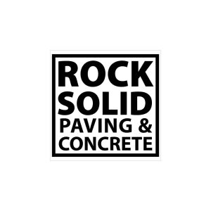 Rock Solid Paving & Concrete Logo Vector
