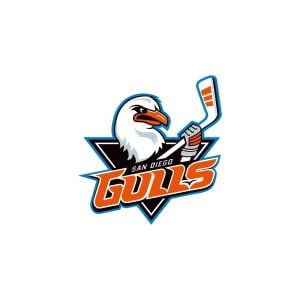 San Diego Gulls Logo Vector