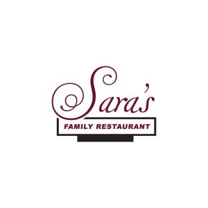 Sara's Family Restaurant Logo Vector