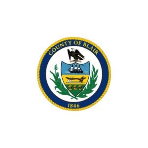 Seal of Blair County Pennsylvania Logo Vector